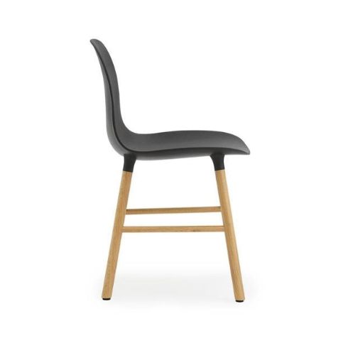 Normann Copenhagen Form Stol  - Sort/Eg
