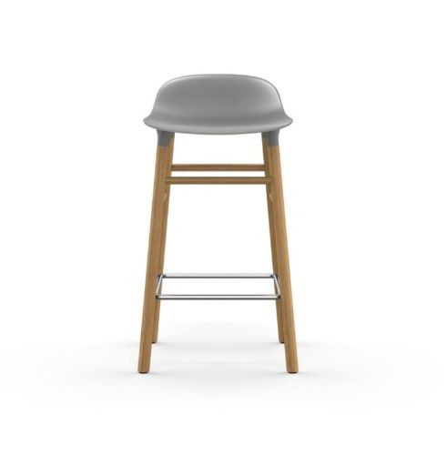 Normann Copenhagen Form Barstol  - Grå/Eg