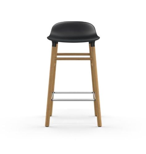 Normann Copenhagen Form Barstol  - Sort/Eg
