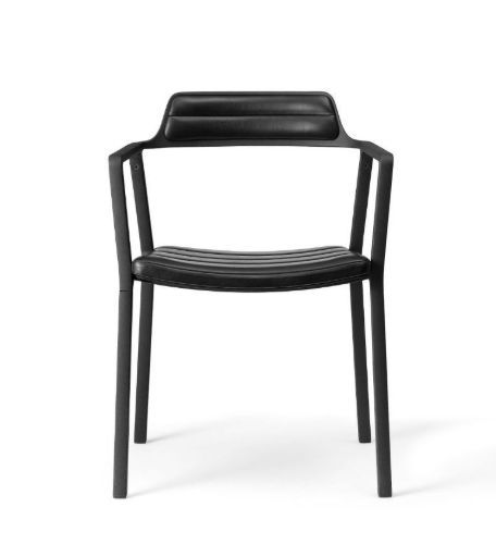 Vipp 451 Stol  - Black Leather