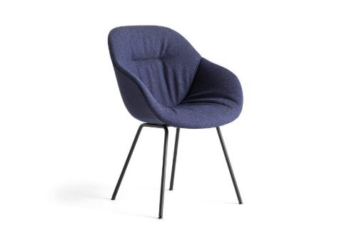 HAY AAC127 Soft About a Chair Spisebordsstol Polstret  - Black Powder Coated Steel/Olavi By HAY 07