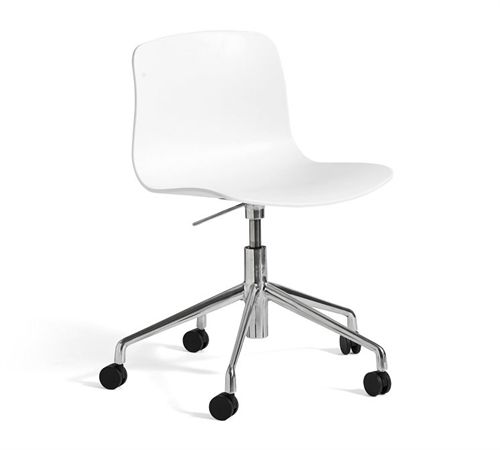 HAY AAC50 Kontorstol m/hjul  - White/Aluminium