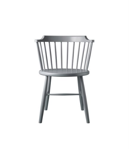 FDB Møbler J18 Spisebordsstol SH: 45 cm - Lysegrå