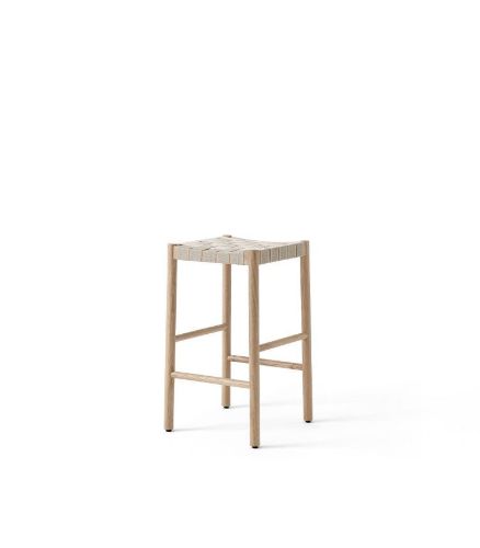 &Tradition TK7 Betty Chair Barstol H: 66 cm - Oak w. Natural Linen