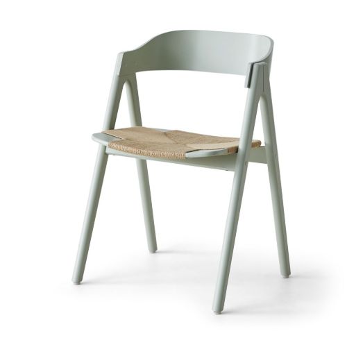 Findahl by Hammel METTE Spisebordsstol SH: 45 cm - Grønlakeret Bøg/Natur