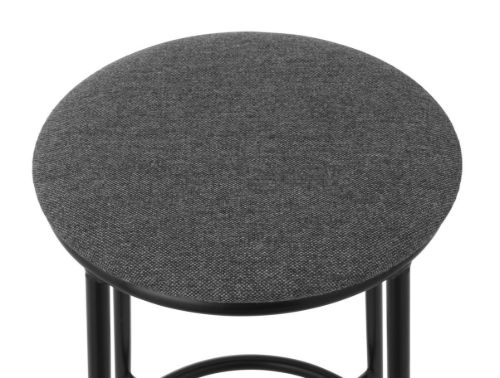 Normann Copenhagen Circa Barstol Polstret H: 65 cm - Sort MLF16