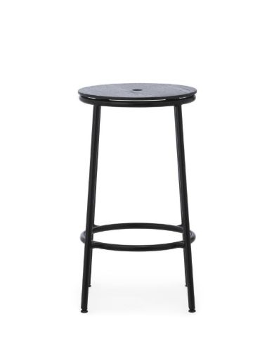 Normann Copenhagen Circa Barstol H: 65 cm - Sort Eg