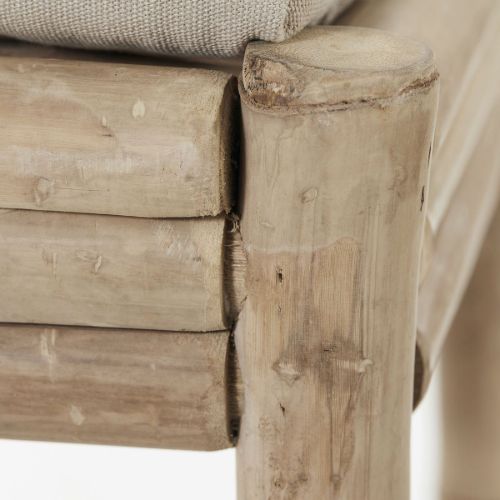 House Doctor Sedeo Bænk med pude SH: 45 cm - Natural