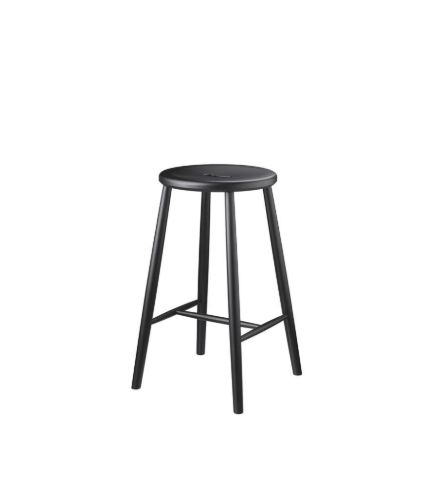 FDB Møbler J27C Counter Barstol Børge Mogensen SH: 65 cm - Bøg/Sort