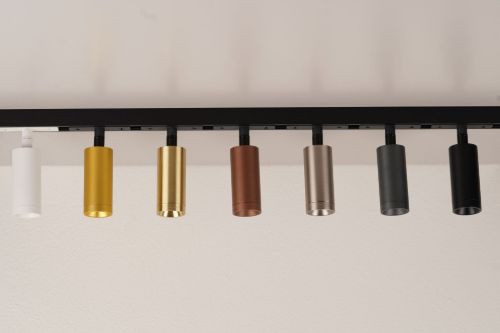 ANTIDARK Designline Domino GU10 Ø: 3,5 cm - Aluminium/Black