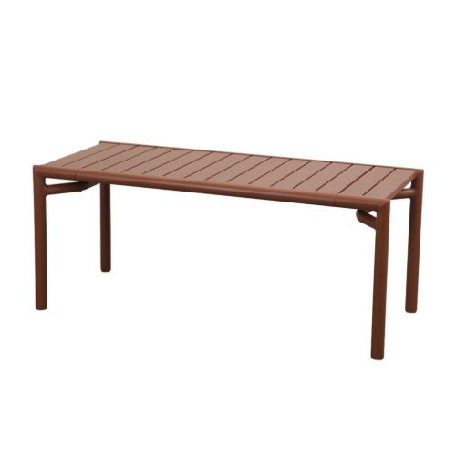 Cane-line Outdoor Bliss Sofabord/Bænk - Aluminium/Desert Red