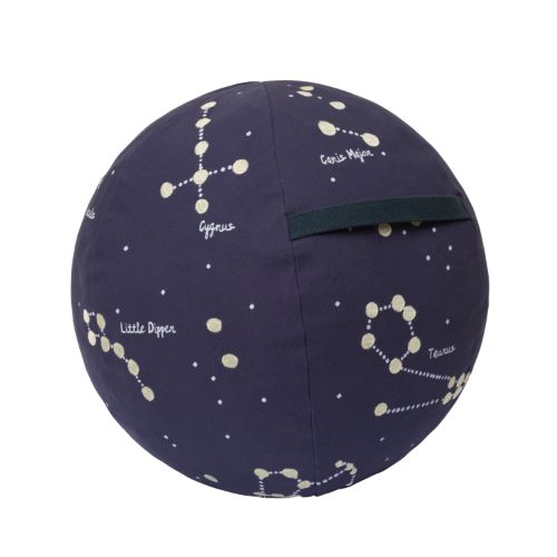 Ferm Living Constellation Puf - Økologisk Bomuld/Mørkeblå