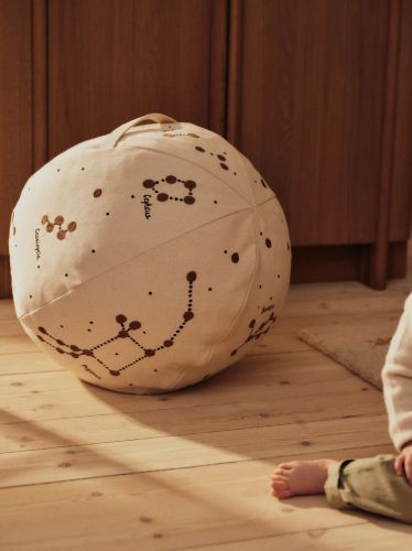 Ferm Living Constellation Puf - Økologisk Bomuld/Ufarvet