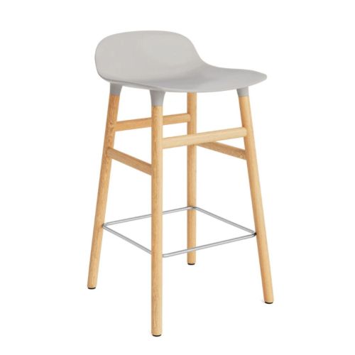 Normann Copenhagen Form Barstol 65 cm. - Eg/Warm Grey