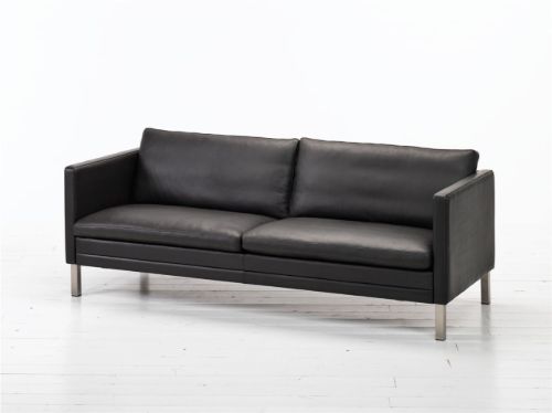Mogens Hansen MH276 2,5 Pers Sofa L: 180 cm - Premium Læder / Sort