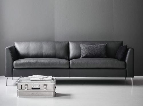 Mogens Hansen MH 272 2 1/2 pers Sofa L: 192 cm - Premium Læder / Sort