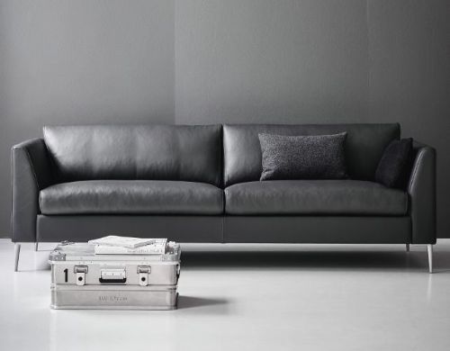 Mogens Hansen MH 272 2 Pers Sofa L: 158 cm - Premium Læder / Sort