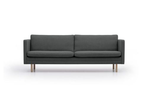 Mogens Hansen MH276 3 Pers Sofa m. Runde Ben L: 210 cm - Fiord 0171/Eg