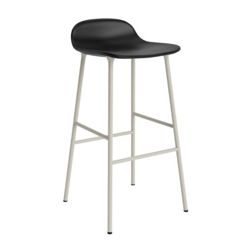 Normann Copenhagen Form Barstol SH:75 cm. - Light Grey Steel/Ultra 41599