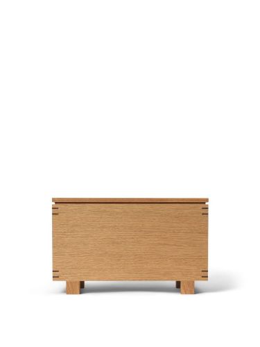 Ferm Living Bon Wooden Box H: 19 cm - Olieret Eg