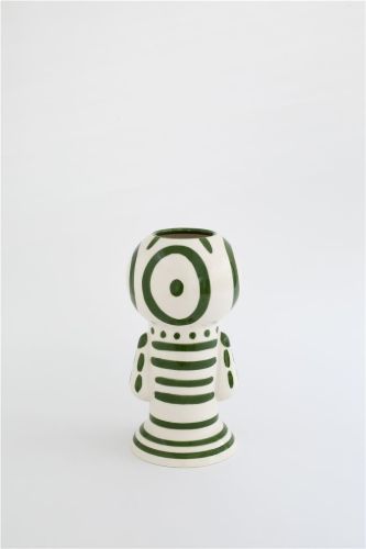 raawii Dummy Vase H: 30 cm - Mørkegrøn