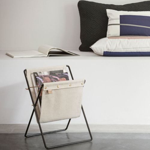Ferm Living Herman Magazine Stand H: 51 cm - Black