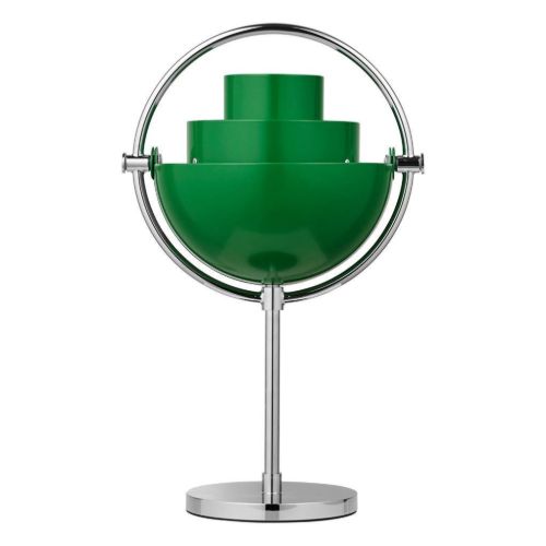 GUBI x Jacobsen Møbler Multi-Lite Limited Special Edition Portable Lampe H: 30 cm - Chrome/Clover Green
