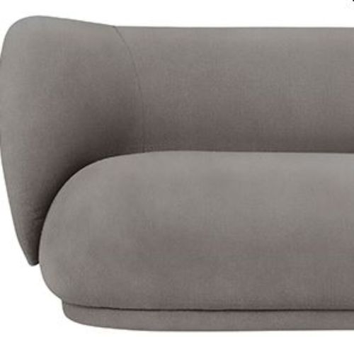 Ferm Living Rico 3 Personers Sofa Brushed L: 210 cm - Warm Grey