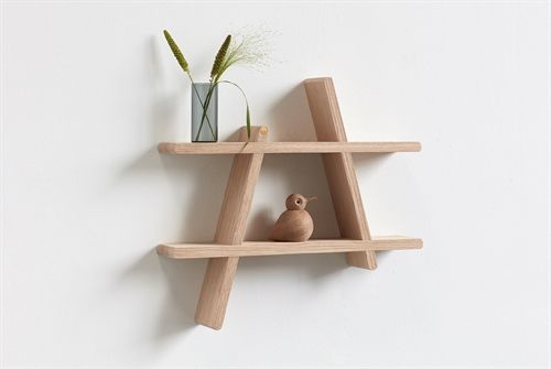 Andersen Furniture A Shelf Medium 52x46x9 cm - Oak 