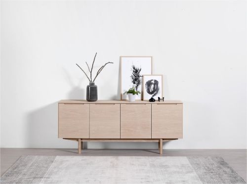 Skovby SM306 Skænk 79 x 194 cm - Lakeret Eg