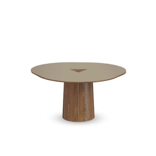 Skovby SM33 Spisebord Ø: 123 cm - Lakeret Valnød/Muskat Nanolaminat