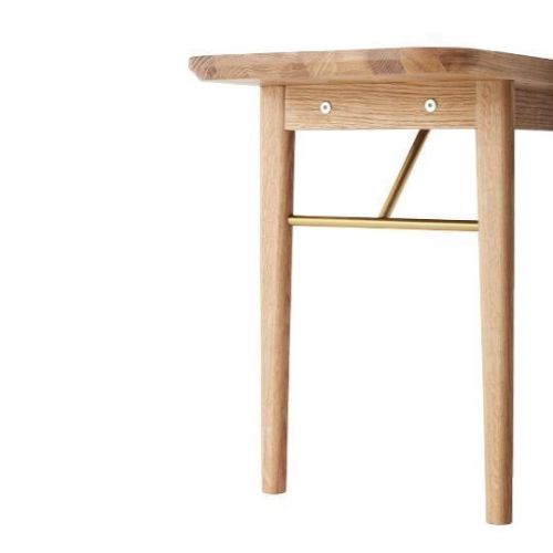 Skovby SM832 Topersoner Bænk L: 120 cm - Naturolieret Eg