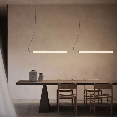 Luceplan Hono Horuzontal B: 108 cm - Sort/Hvid