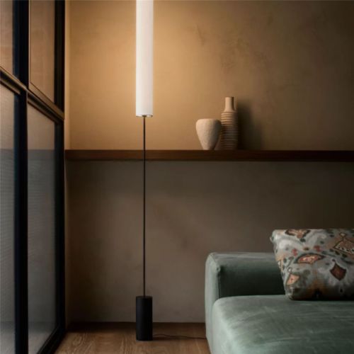 Luceplan Hono Gulvlampe H: 180 cm - Sort/Hvid