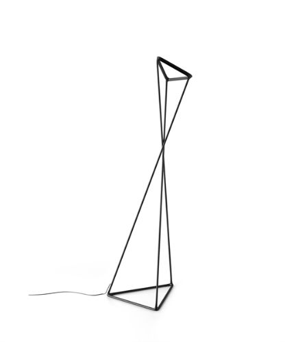 Luceplan Tango Gulvlampe H: 167 cm - Nero