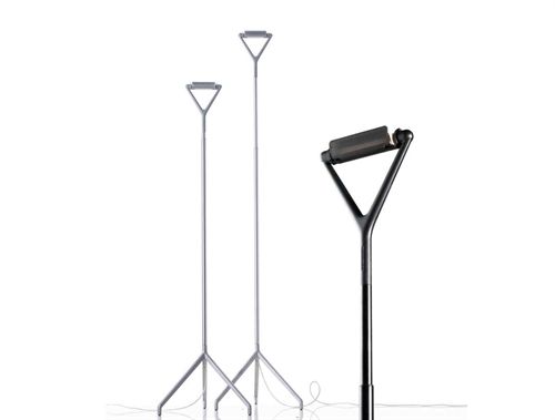 Luceplan Lola Gulvlampe H:160-200cm - Nero 