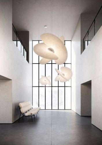 Luceplan Levante Pendel Ø: 62 cm - Matt White