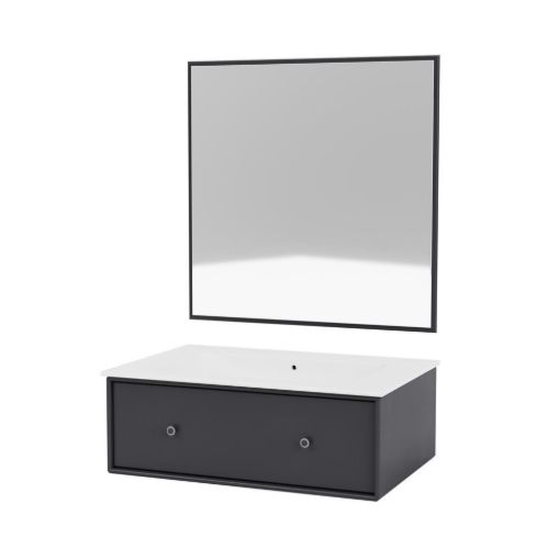 Montana Bathroom Type 2 - 04 Anthracite / White Table Top