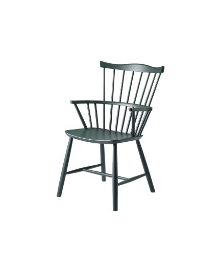 FDB Møbler Børge Mogensen Stol J52B - Bøg/Black Green