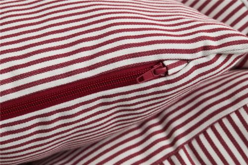 HAY Dog Bed X-Small 21x43x52 cm - Red/White Stripe