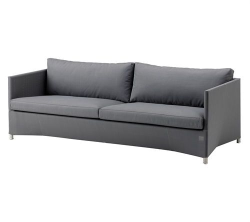 Cane-line Outdoor Diamond 3-pers. sofa - Grey