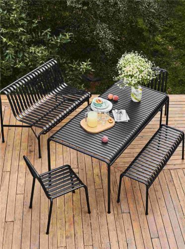 HAY Palissade Table 170x90 cm - Anthracite 