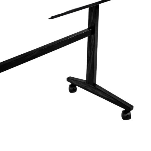 Kristian Juul SIKA TV-stander M. Hjul- Massiv Egetræ/Sort LIMITED EDITION