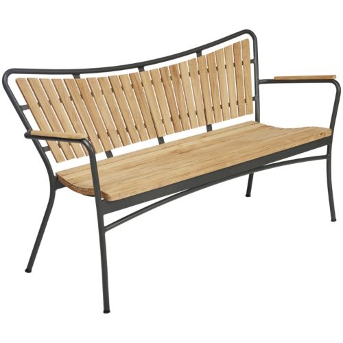 Mandalay Marguerit Havebænk L: 143 cm – Teak/Antracit