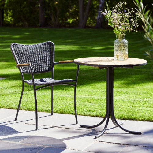 Mandalay Marguerit String Havestol  - Teak/Antracit