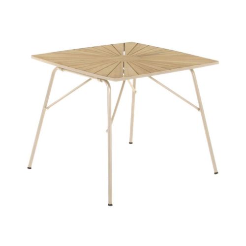 Mandalay Marguerit Havebord L: 83 cm - Teak/Taupe
