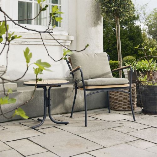 Mandalay Marguerit Loungestol - Teak/Antracit