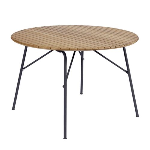 Mandalay Marguerit Magnolia Havebord Ø: 110 cm - Teak/Antracit
