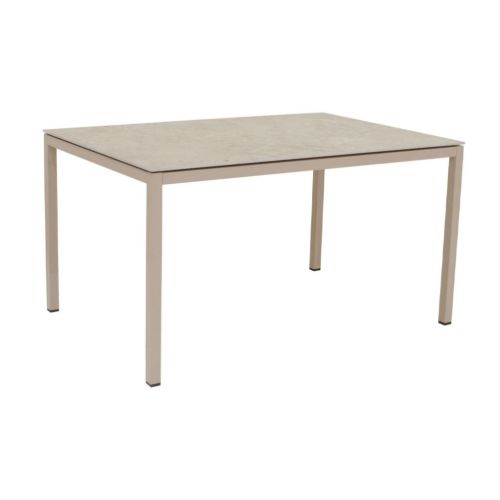 Mandalay Terra Havebord L: 132 cm - Aluminium/Taupe (Midlertidigt Udsolgt)
