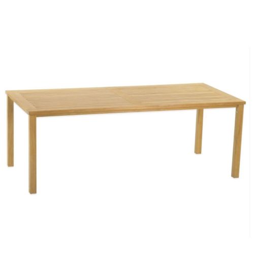Mandalay Cambridge Havebord L: 200 cm - Teak UDSOLGT FOR SÆSON 2026